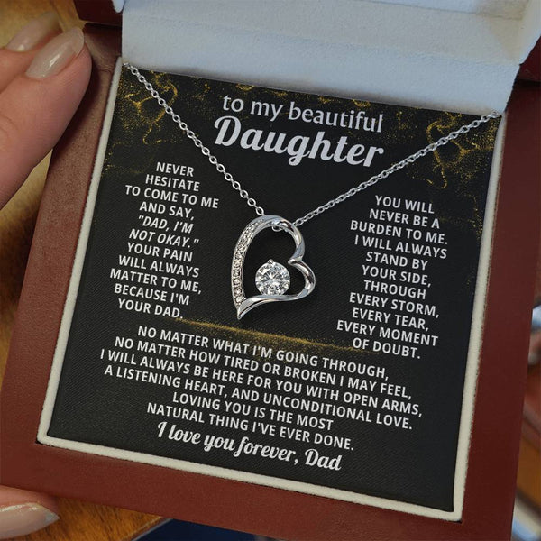 TO MY BEAUTIFUL DAUGHTER, I will always stand by your side, through every storm