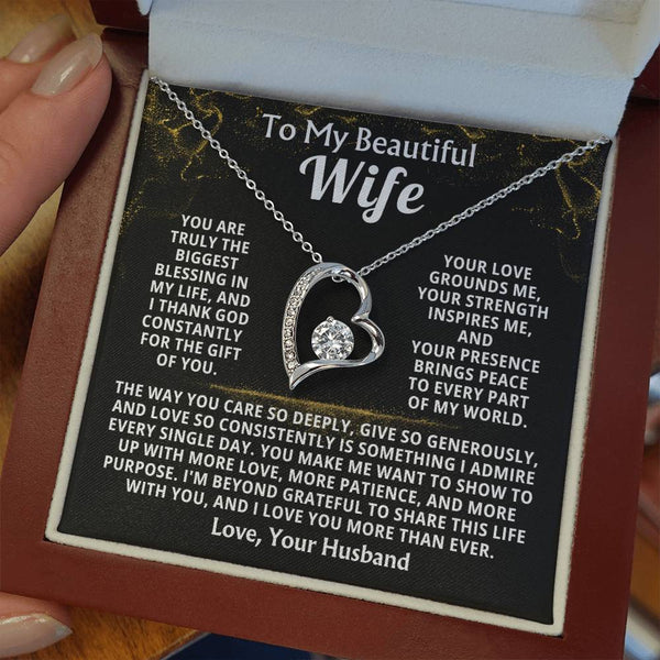 To My Beautiful Wife,  I thank God constantly for the gift of you