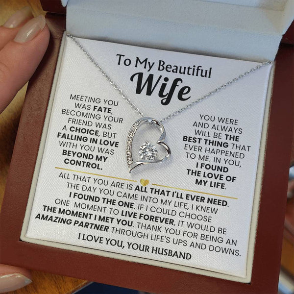 TO MY BEAUTIFUL WIFE - I knew I found the one