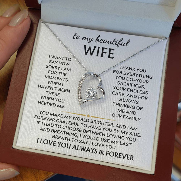 To My Beautiful Wife, I want to say how sorry I am for the moments when haven’t been there  (Almost Gone)