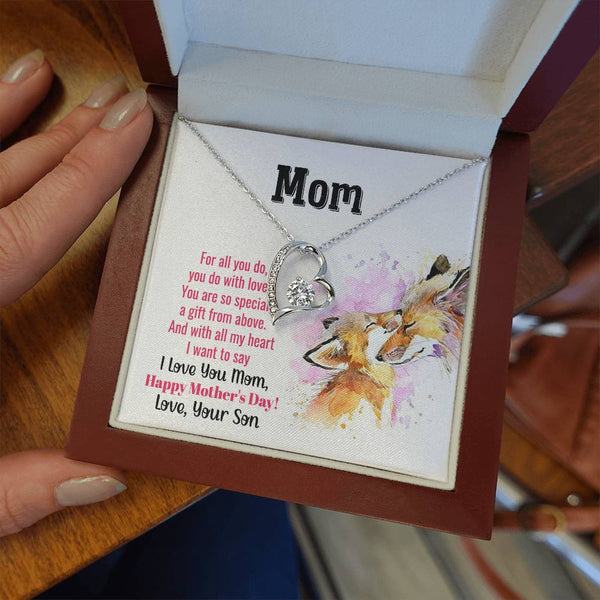 To My Mom - You Are So Special (Only a Few Left) - Forever Love Necklace