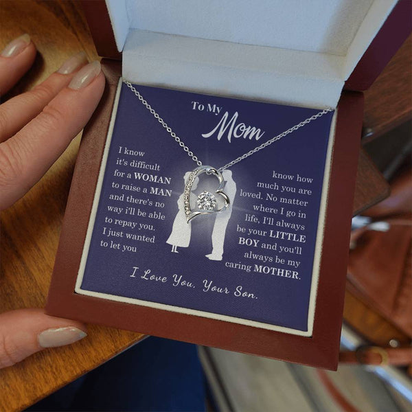 [Almost Sold Out] To My Mom - Loved Mother - Forever Love Necklace