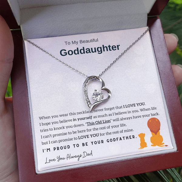 To My Goddaughter, I am proud to be your godfather