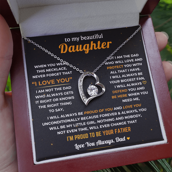 To My Daughter, Dad Will Always Protect You - Forever Love