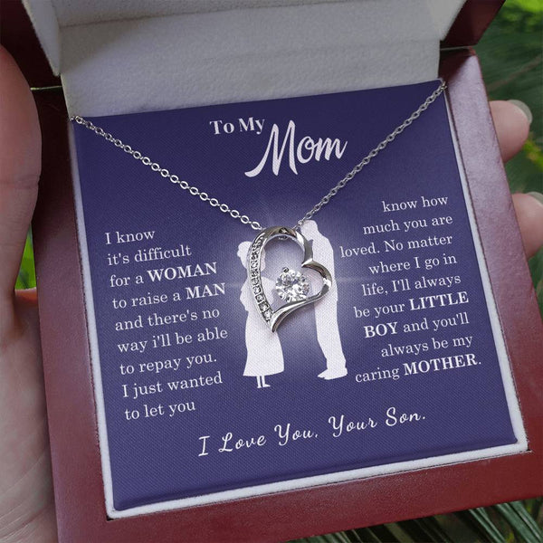 [Almost Sold Out] To My Mom - Loved Mother - Forever Love Necklace