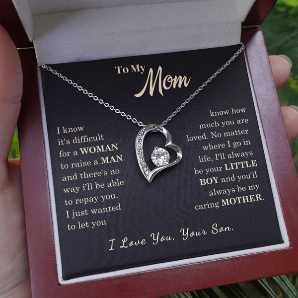 [Almost Sold Out] To My Mom - I Love You Mother  - Forever Love Necklace