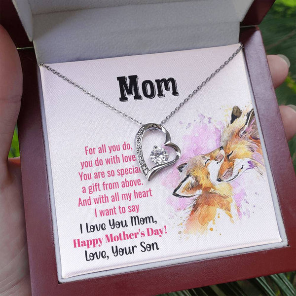 To My Mom - You Are So Special (Only a Few Left) - Forever Love Necklace