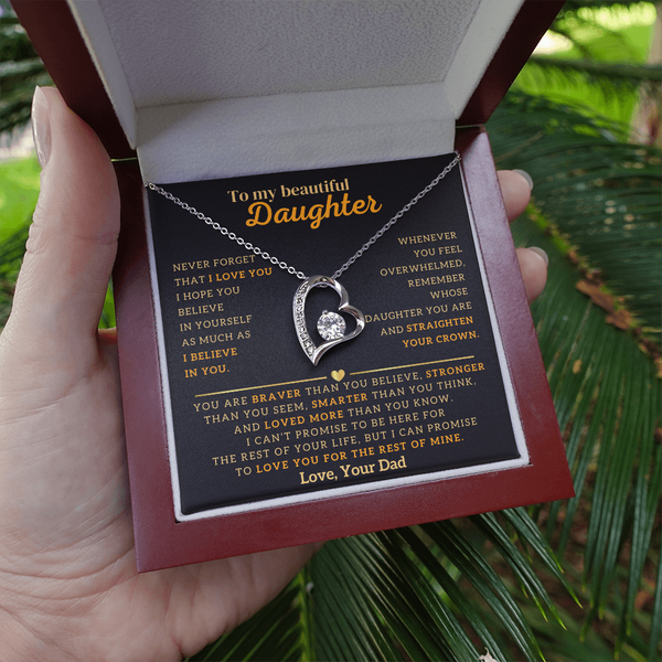 To My Beautiful Daughter, Remember To Straighten Your Crown (Almost Sold Out)