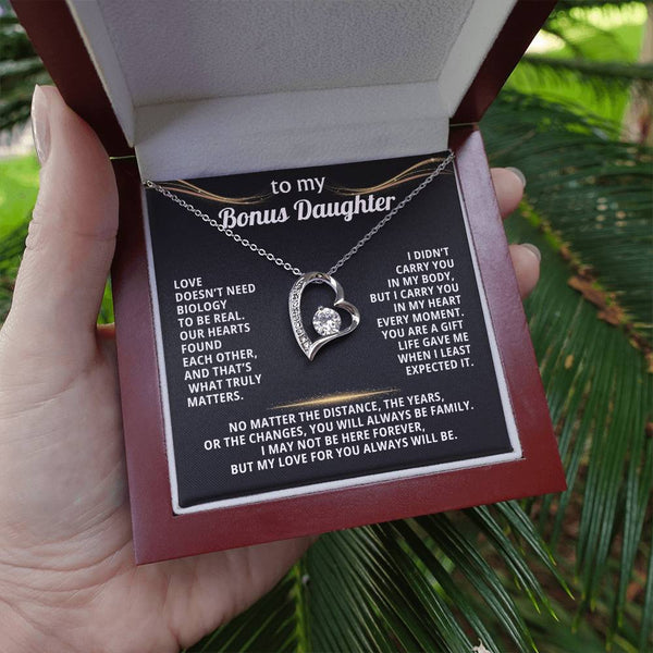 To My Bonus Daughter, Our hearts found each other