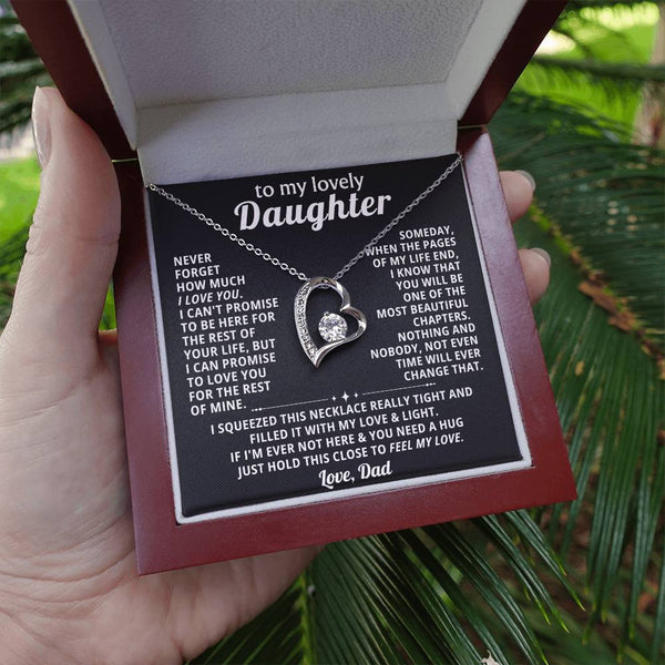 TO MY LOVELY DAUGHTER, NEVER FORGET HOW MUCH I LOVE YOU