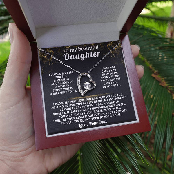 TO MY BEAUTIFUL DAUGHTER, YOU WILL ALWAYS HAVE A SAFE PLACE IN ME