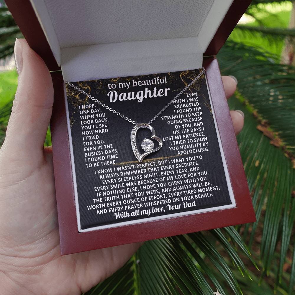 TO MY BEAUTIFUL DAUGHTER, I tried to show you humility by apologizing