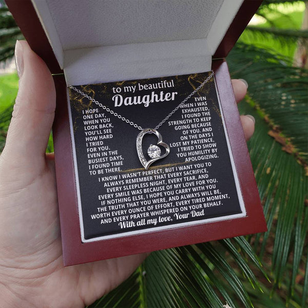 TO MY BEAUTIFUL DAUGHTER, I tried to show you humility by apologizing