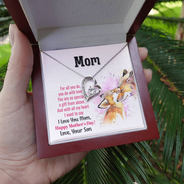 To My Mom - You Are So Special (Only a Few Left) - Forever Love Necklace