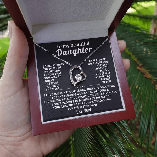 TO MY BEAUTIFUL DAUGHTER, I LOVE YOU FOR THE LITTLE GIRL