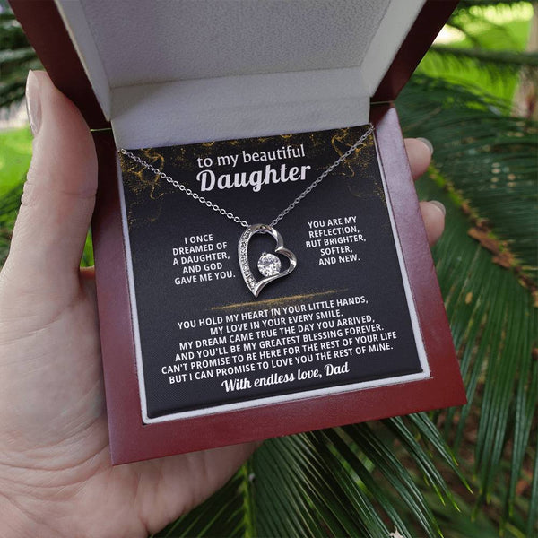 To my beautiful Daughter,  You hold my heart in your little hands