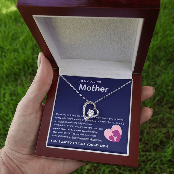 To My Loving Mother - You are my sunshine, radiating brightness into my life (Only a Few Left) - Forever Love Necklace