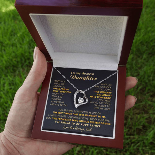 [Few left only] To My Dearest Daughter , If you need a hug, just hold this close to feel my love