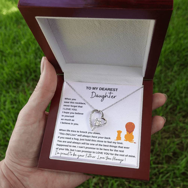 [ Only A Few Left ] To My Dearest Daughter , If you need a hug, just hold this close to feel my love