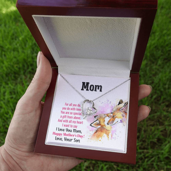 To My Mom - You Are So Special (Only a Few Left) - Forever Love Necklace