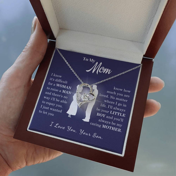 [Almost Sold Out] To My Mom - Loved Mother - Forever Love Necklace