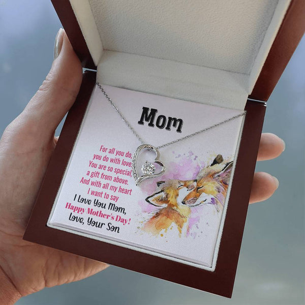 To My Mom - You Are So Special (Only a Few Left) - Forever Love Necklace