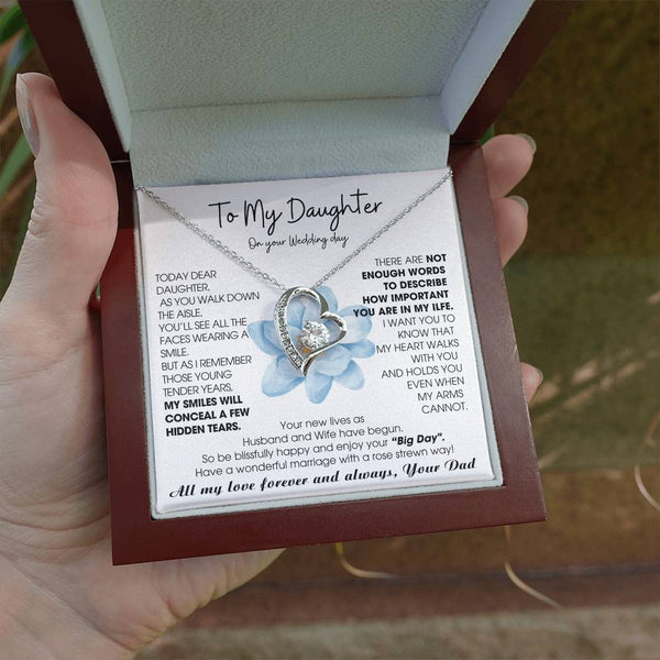 [ Few left only ] To My Daughter on Wedding Day - Be blissfully happy and enjoy your “Big Day"