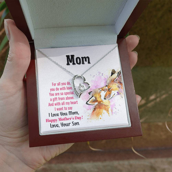 To My Mom - You Are So Special (Only a Few Left) - Forever Love Necklace