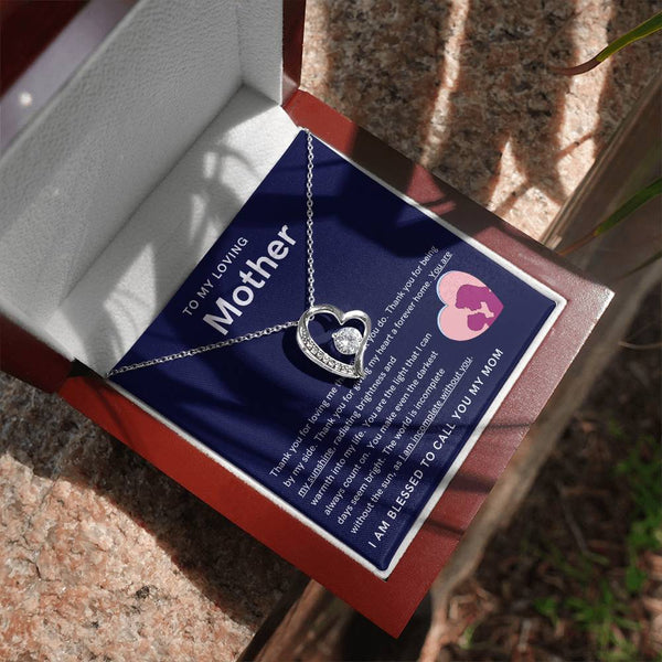 To My Loving Mother - You are my sunshine, radiating brightness into my life (Only a Few Left) - Forever Love Necklace