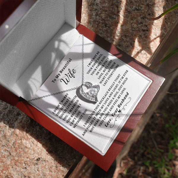 To My Wife , Forever love necklace , Gift For Wife, Wife Birthday Gift, Anniversary Gift For Wife, Wife Necklace