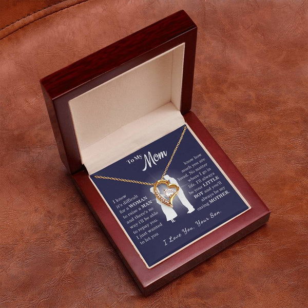 [Almost Sold Out] To My Mom - Loved Mother - Forever Love Necklace