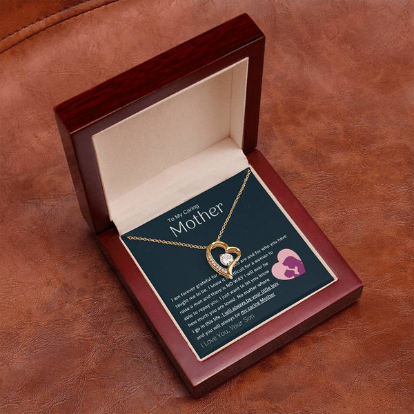 To My Loving Mother - You are my sunshine, I will always be your little boy (Only a Few Left) - Forever Love Necklace