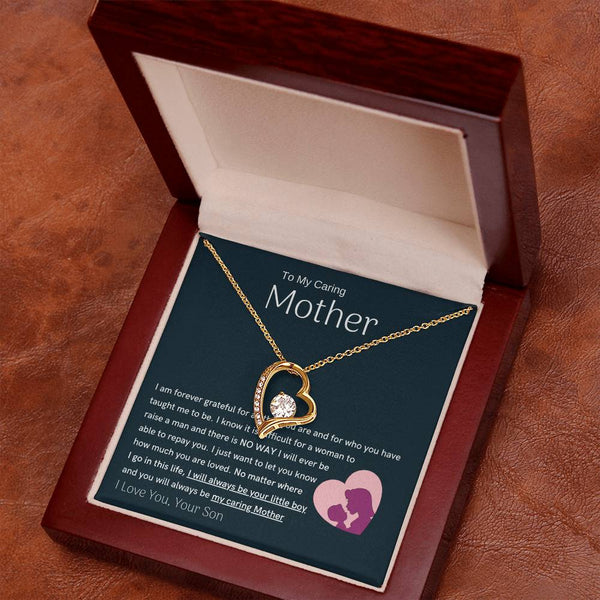 To My Loving Mother - You are my sunshine, I will always be your little boy (Only a Few Left) - Forever Love Necklace