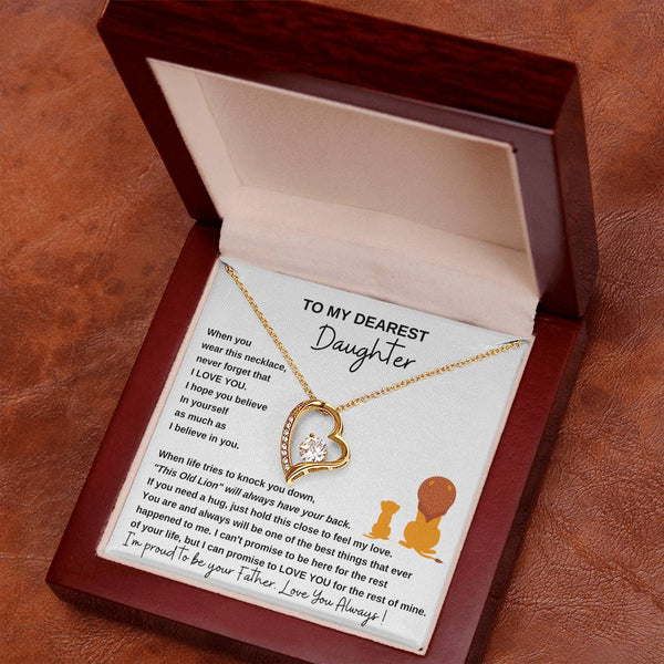 [ Only A Few Left ] To My Dearest Daughter , If you need a hug, just hold this close to feel my love