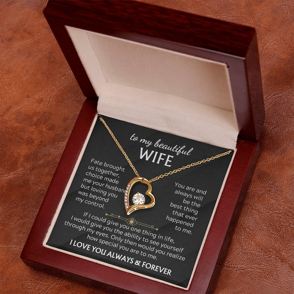 TO MY BEAUTIFUL WIFE - You realize how special you are to me
