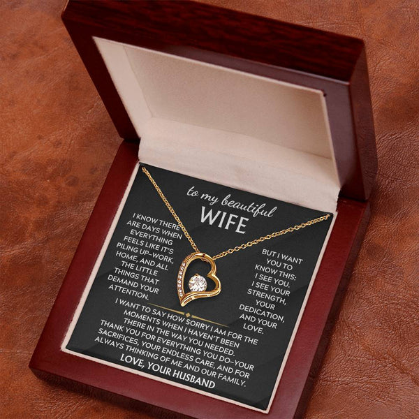 To My Beautiful Wife, Thank you for everything you do