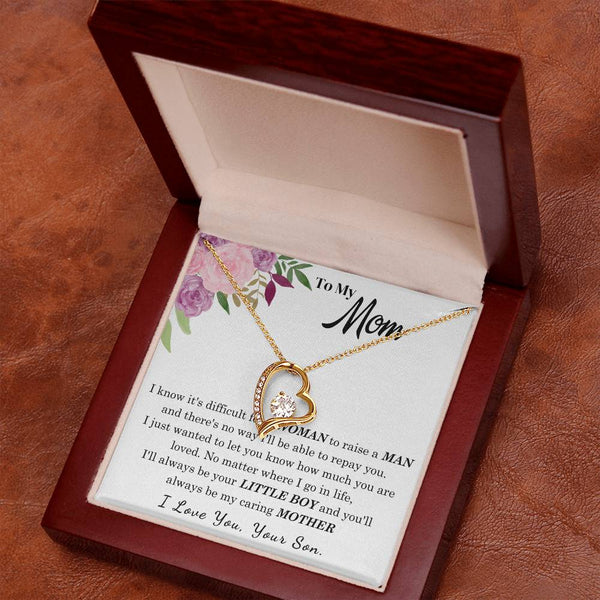 To My Loving Mother - I love you  (Forever Love Necklace)