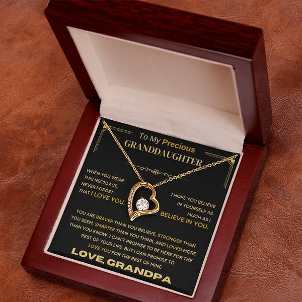 (Almost Sold Out) To My Precious Granddaughter, Never Forget That I Love You