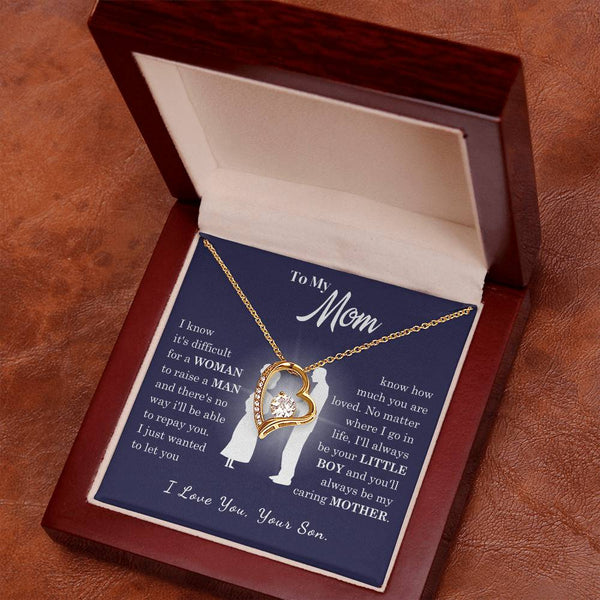 [Almost Sold Out] To My Mom - Loved Mother - Forever Love Necklace