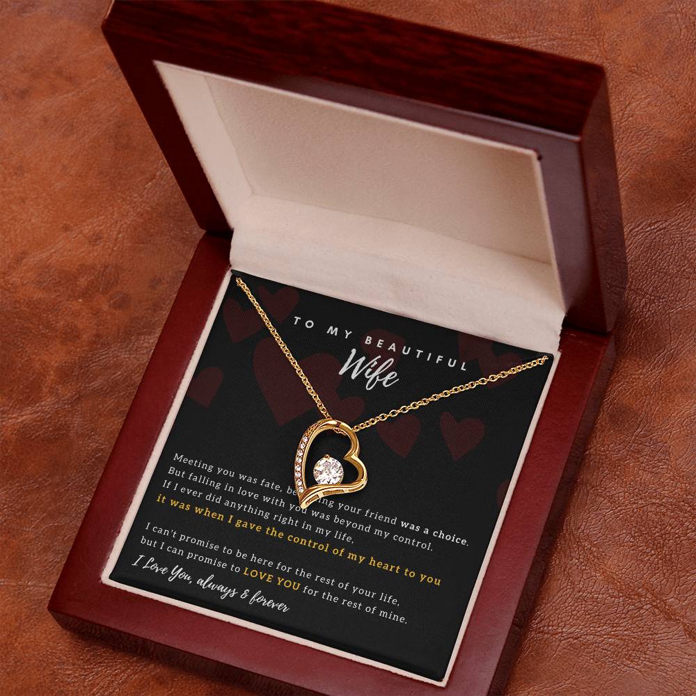 Gift For Wife, Wife Birthday Gift, Anniversary Gift For Wife, Wife Necklace , Destiny Love