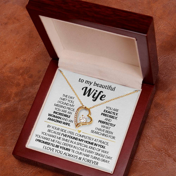 To My Beautiful Wife - I found my missing piece