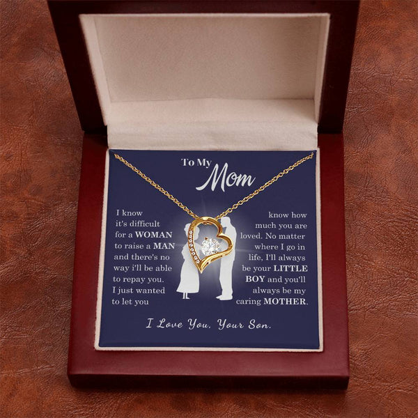 [Almost Sold Out] To My Mom - Loved Mother - Forever Love Necklace
