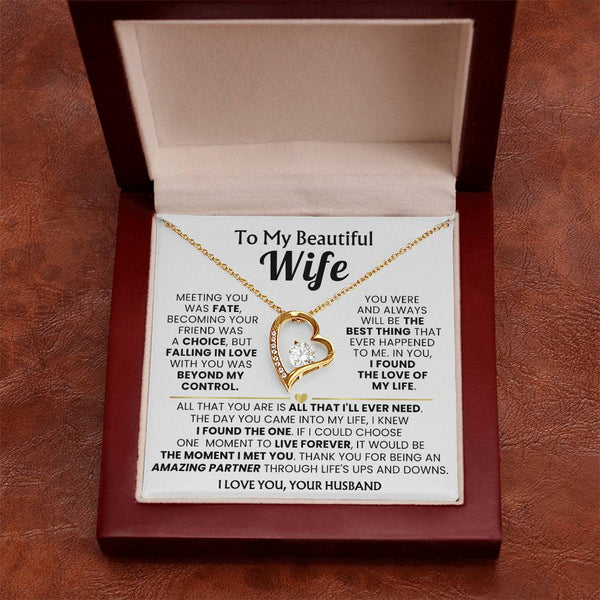 TO MY BEAUTIFUL WIFE - I knew I found the one