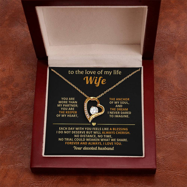 To the love of my life - Wife,  you are the keeper of my heart ( Almost Gone )