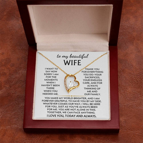 To My Beautiful Wife, Thank you for everything you do—your sacrifices (Almost Gone)