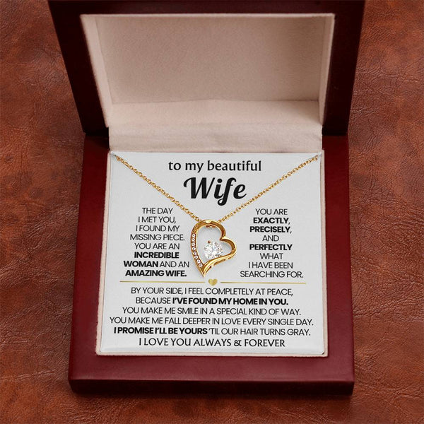 To My Beautiful Wife - I found my missing piece