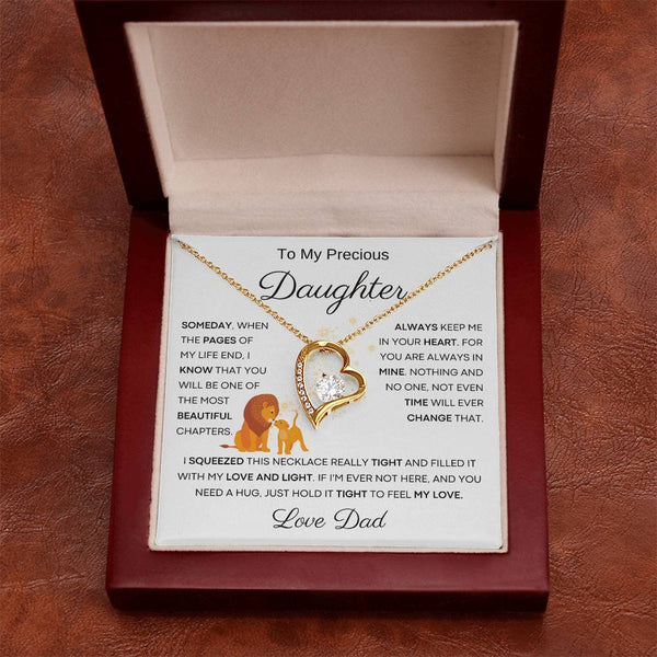 [ Few left only ] To My Precious Daughter From Dad - The Most Beautiful Chapters - Lion White