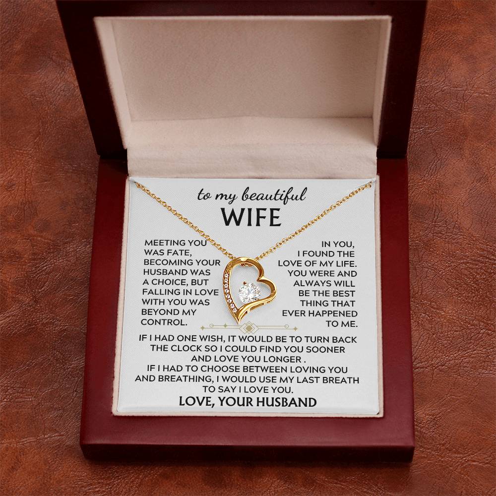[Only a few left] TO MY BEAUTIFUL WIFE - I Just Want To Be Your Last Everything