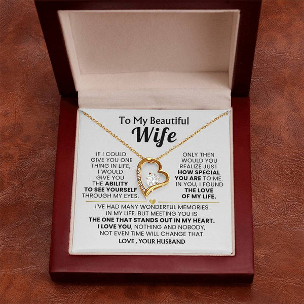 TO MY BEAUTIFUL WIFE - MEETING YOU IS THE ONE THAT STANDS OUT IN MY HEART