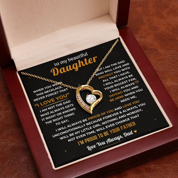 To My Daughter, Dad Will Always Protect You - Forever Love